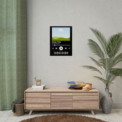 Personalized Music Poster (Unframed)