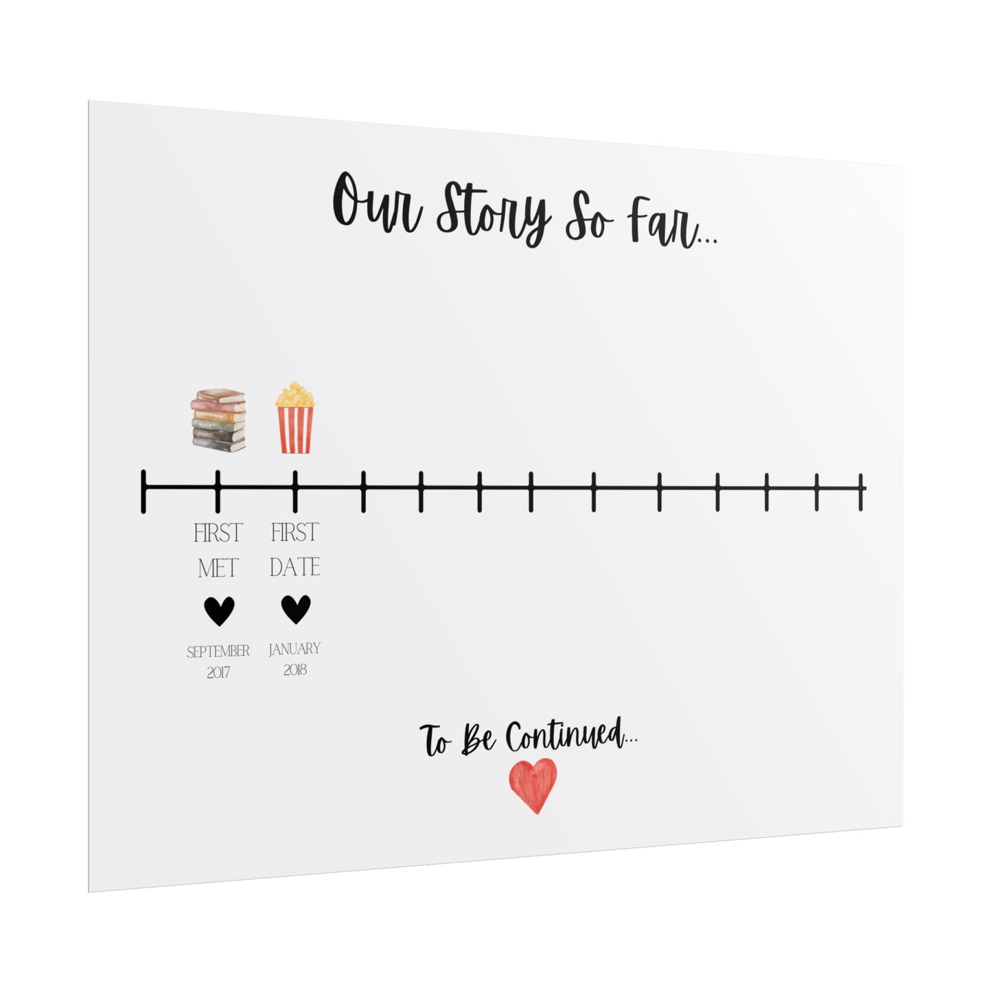 Our Story This Far Poster (Unframed)