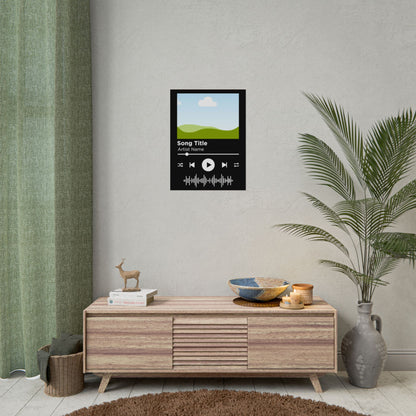 Personalized Music Poster (Unframed)