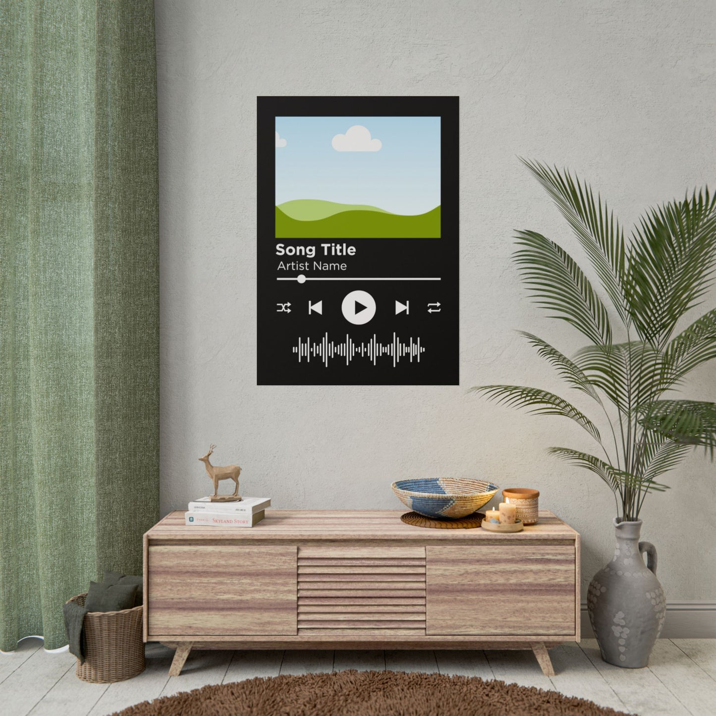 Personalized Music Poster (Unframed)